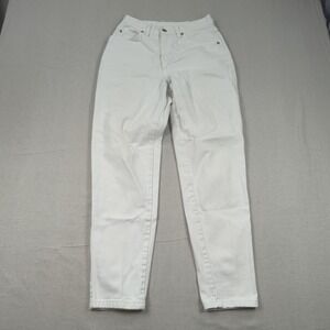 Vintage Levis Jeans Womens‎ 9 White Native Blue Mom Made in USA 90s